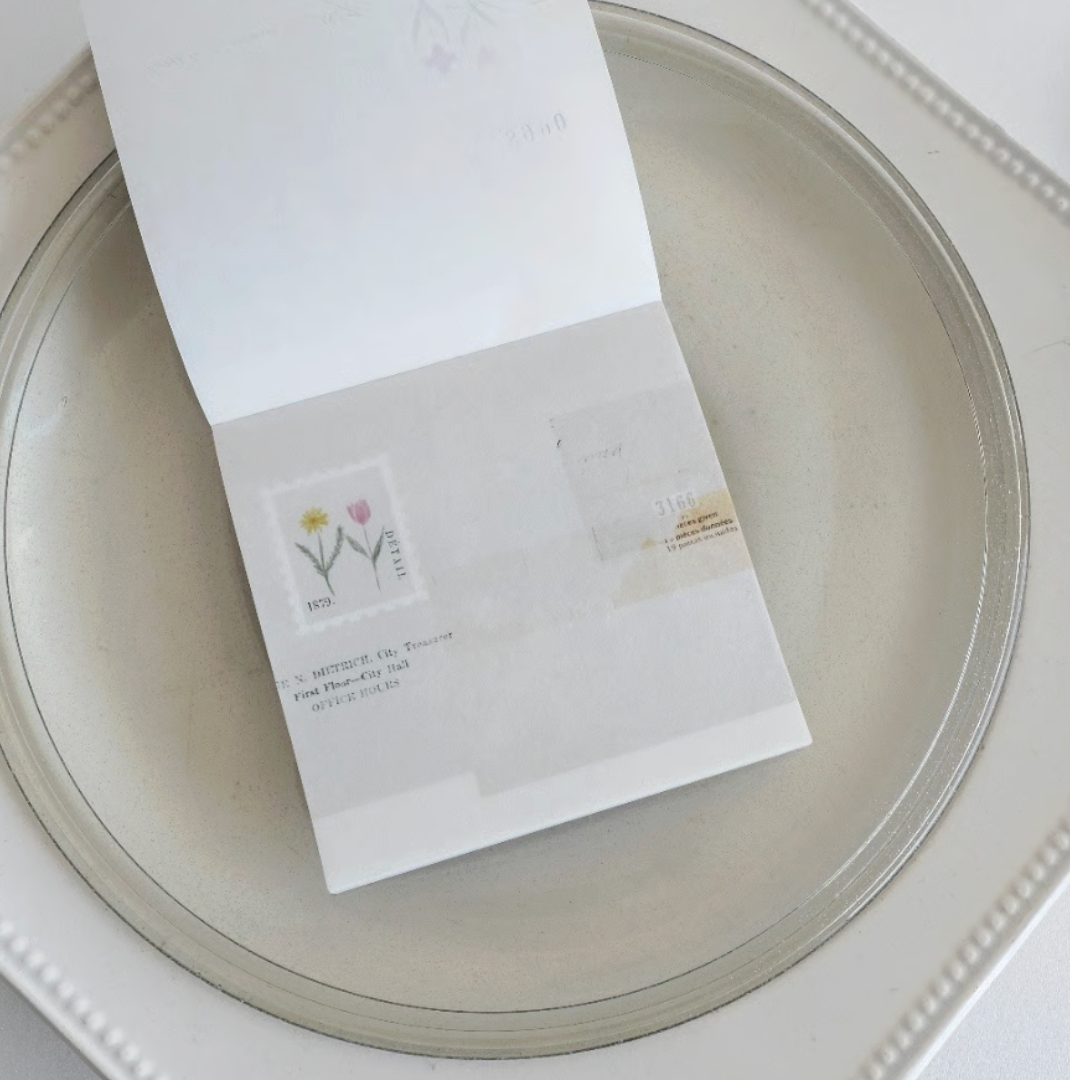 YOHAKU Memo Pad Garden