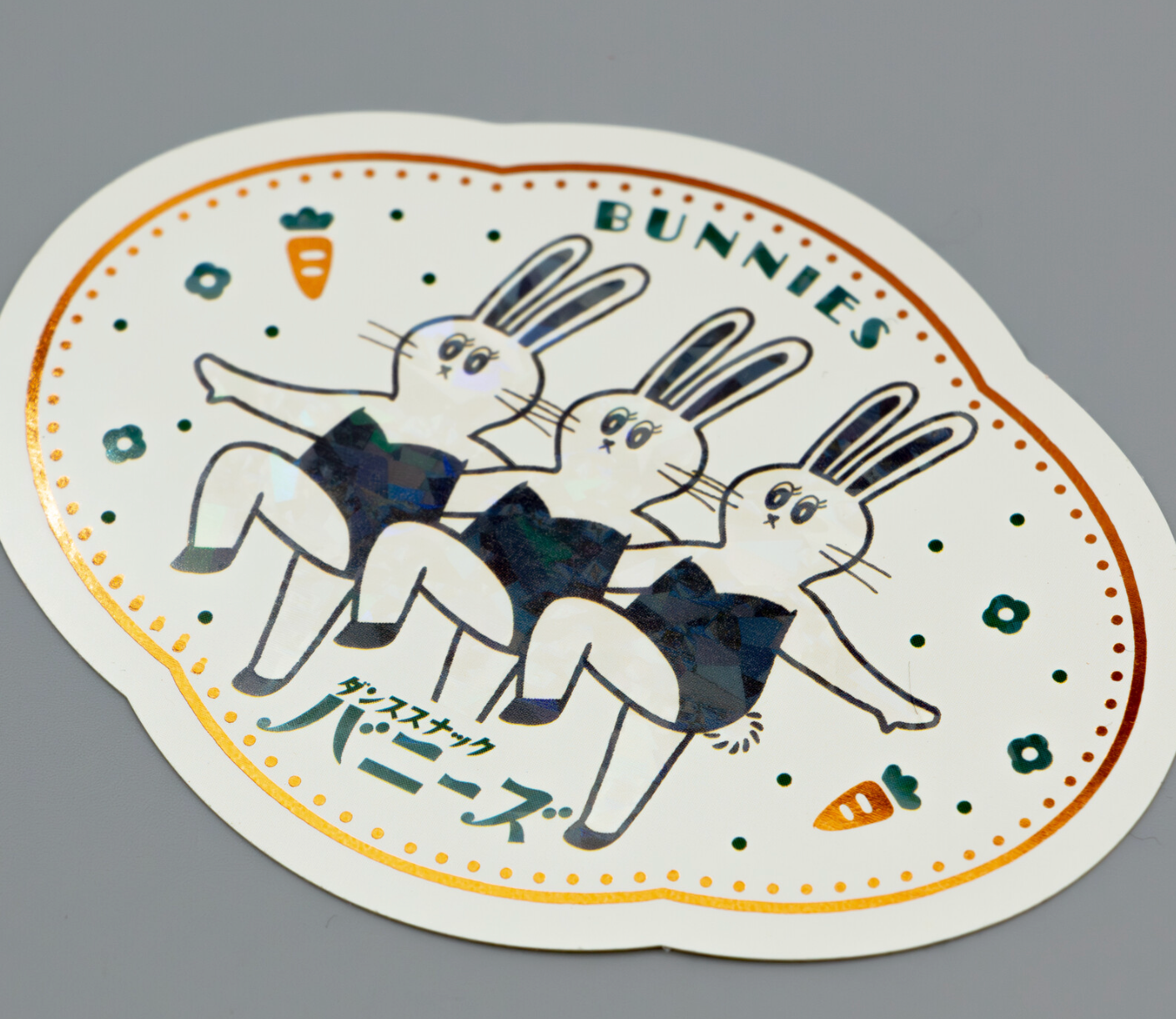 Stickers Retro Bunnies ROKKAKU