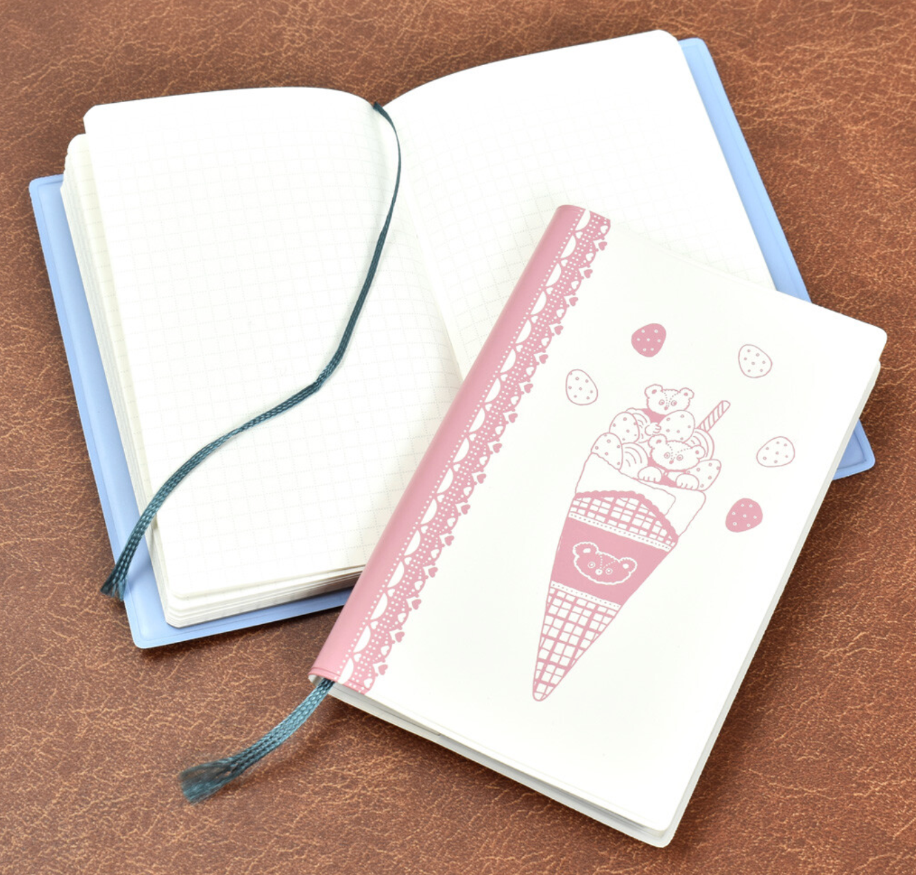 Notebook Log note - Papier Platz Blue
