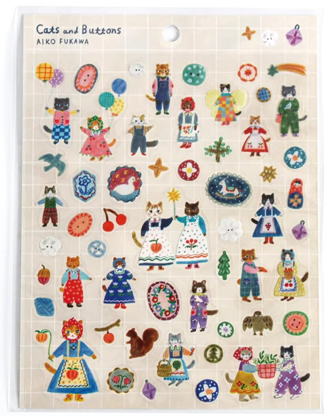 Aiko Fukawa sticker sheet - Rabbit Garden