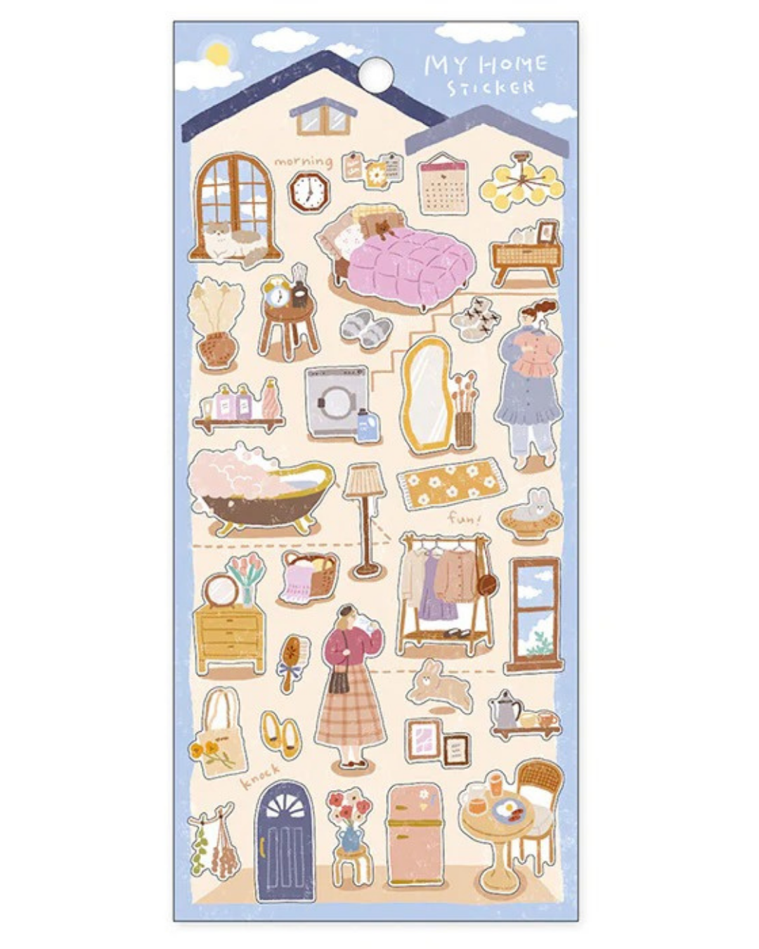 MIND WAVE Sticker sheet - Dressing Time