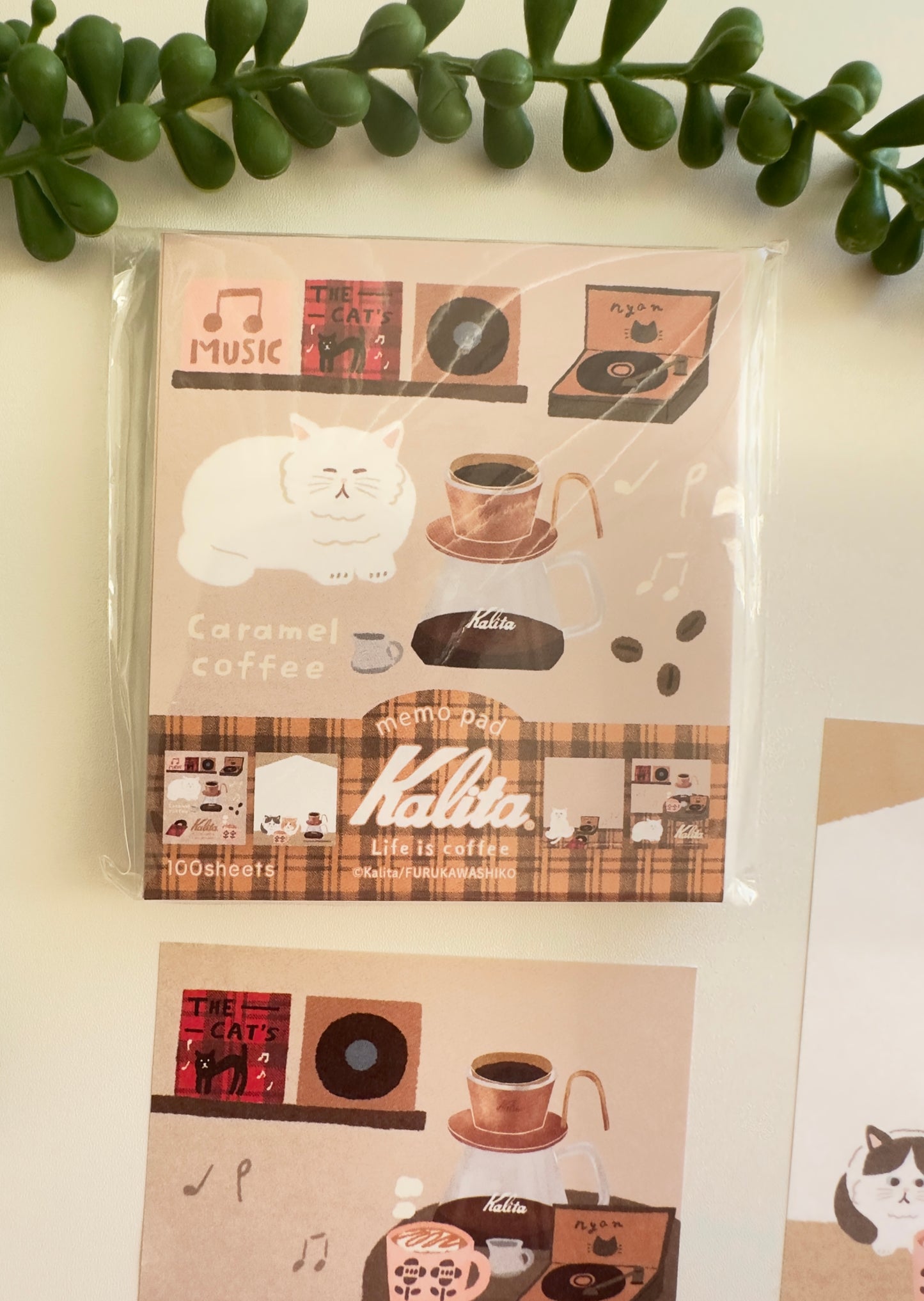 FURUKAWASHIKO Memo Pad - Caramel Coffee