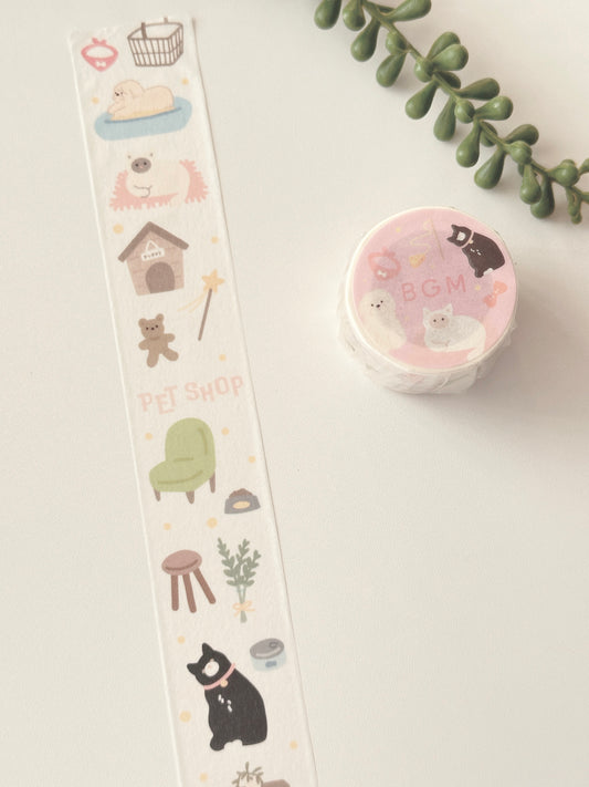 BGM Masking Tape  - Pet Shop