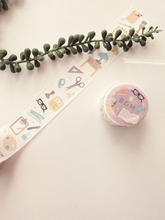 BGM Washi Tape - Notebook theme