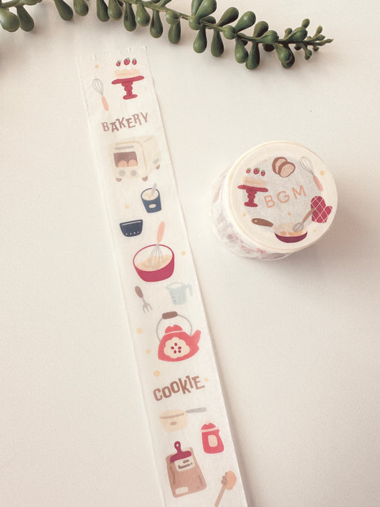 BGM washi tape - Bakery theme