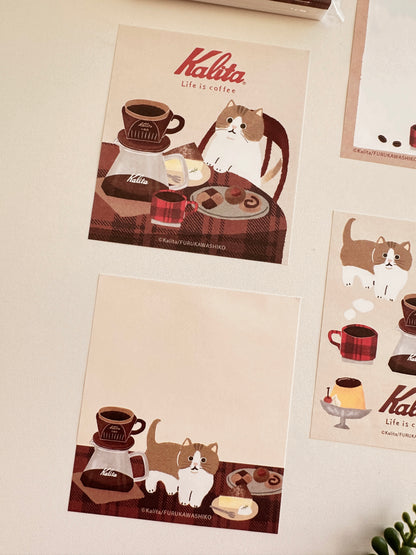 FURUKAWASHIKO Memo Pad  - Brown Coffee
