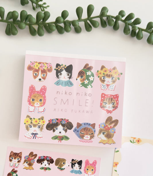 Aiko Fukawa desk notepad - niko niko SMILE!