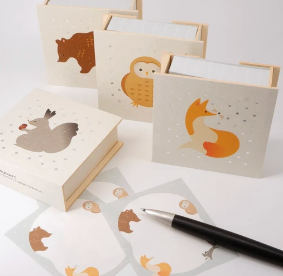 Memo Pad Ezo Red Fox Animal Series