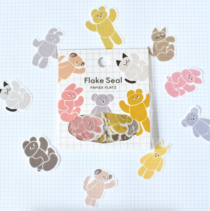 Flake Seal Sticker Flakes - Animal