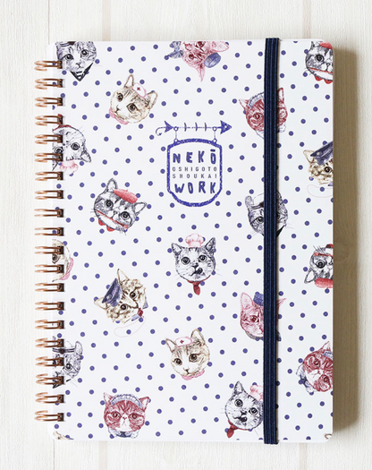 Notebook B6 size Cat Neko + Memo Pad