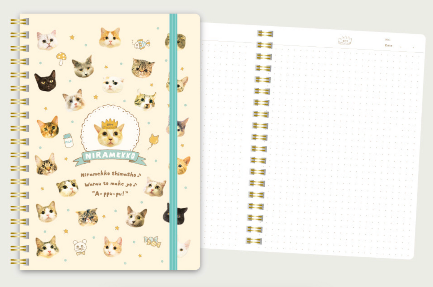 Notebook Cat Circus + Memo Pad