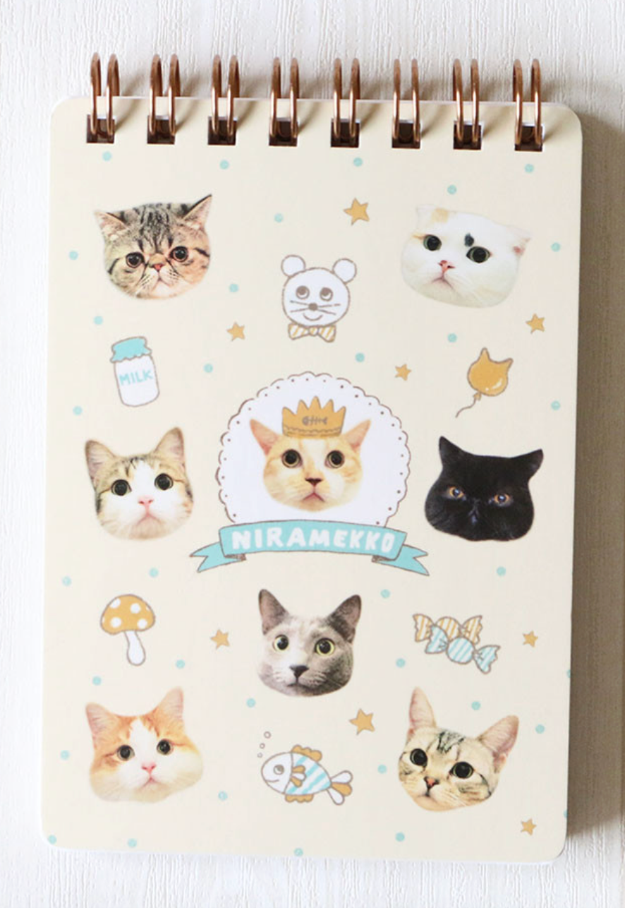 Notebook Cat Circus + Memo Pad