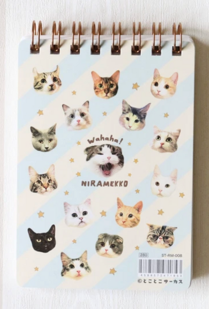 Notebook Cat Circus + Memo Pad