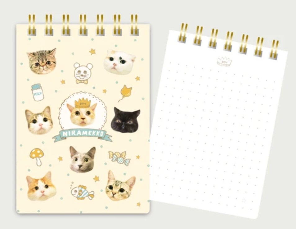 Notebook Cat Circus + Memo Pad
