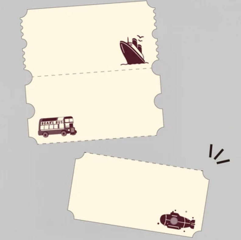 Obiwan Ticket-Style Memo GALAXY TOURS 3-Pack
