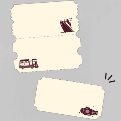Obiwan Ticket-Style Memo GALAXY TOURS 3-Pack