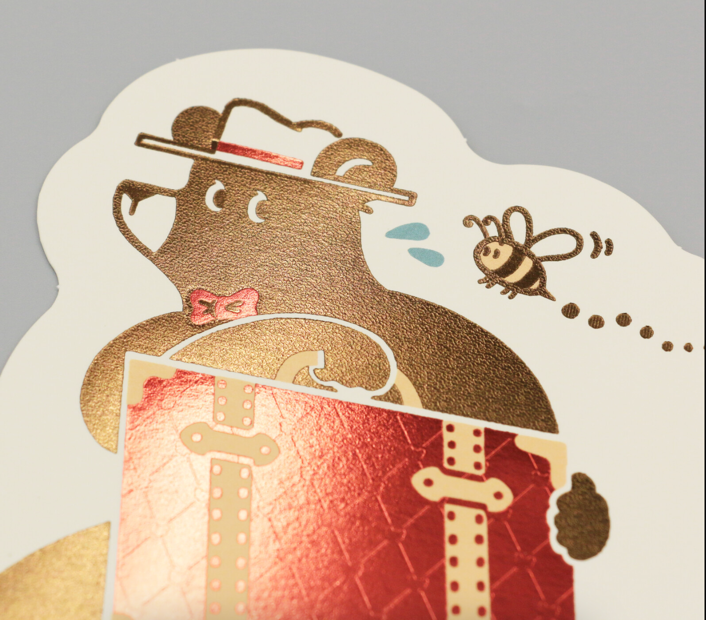 Postcard Die-cut Retro - TRUNK TOURS