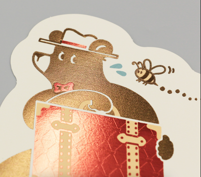 Postcard Die-cut Retro - TRUNK TOURS