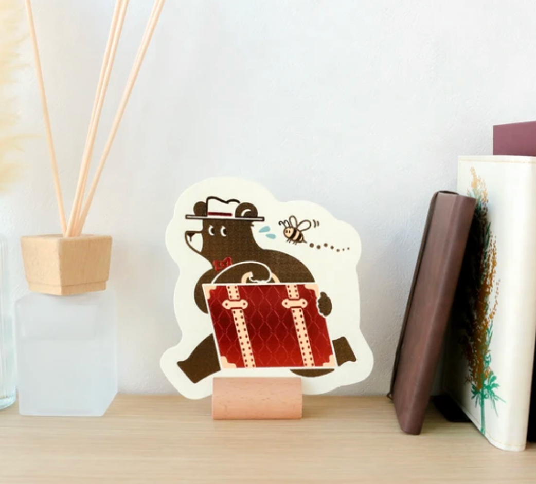 Postcard Die-cut Retro - TRUNK TOURS