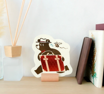 Postcard Die-cut Retro - TRUNK TOURS
