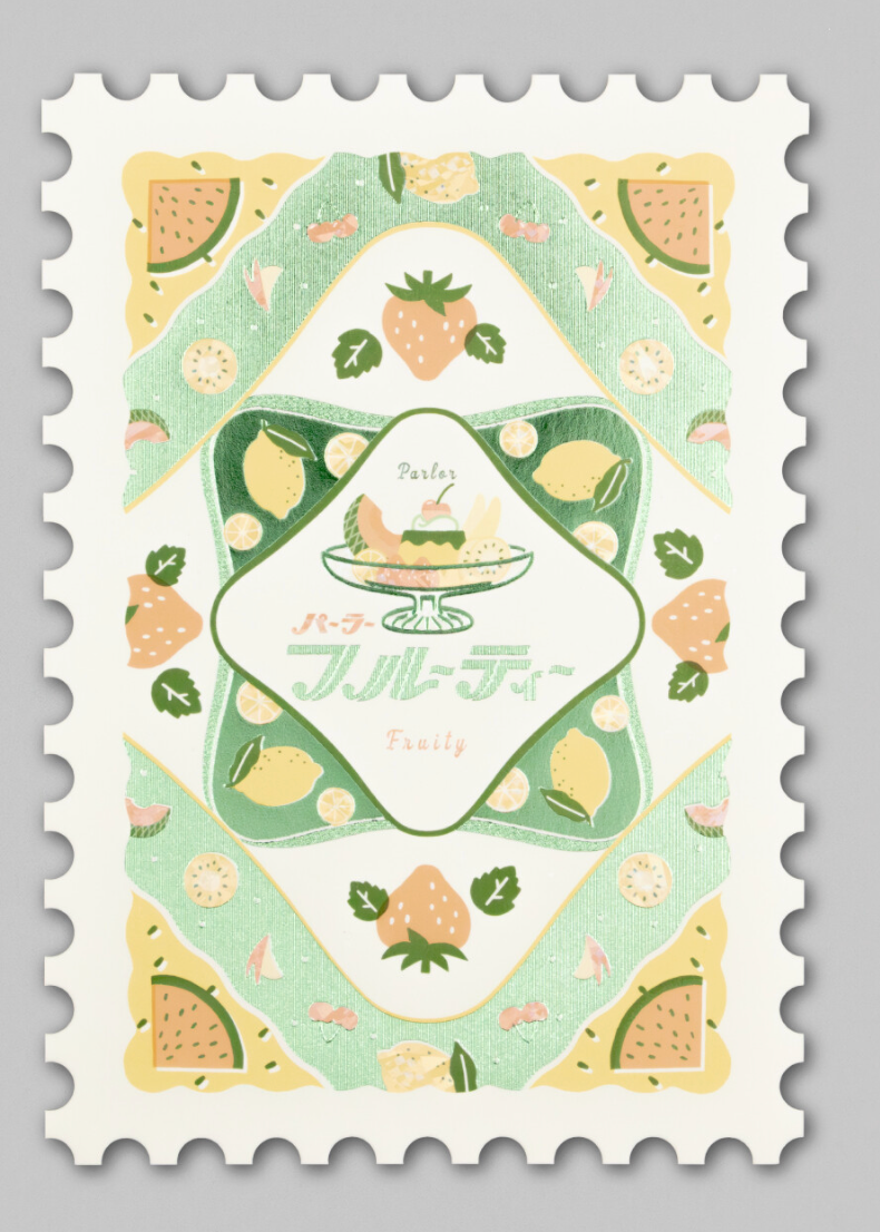 Postcard Retro - Parlor Fruity