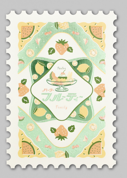 Postcard Retro - Parlor Fruity