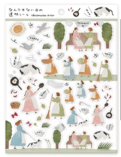Cozyca Sticker Sheet - An Ordinary Day.