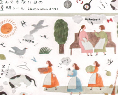 Cozyca Sticker Sheet - An Ordinary Day.