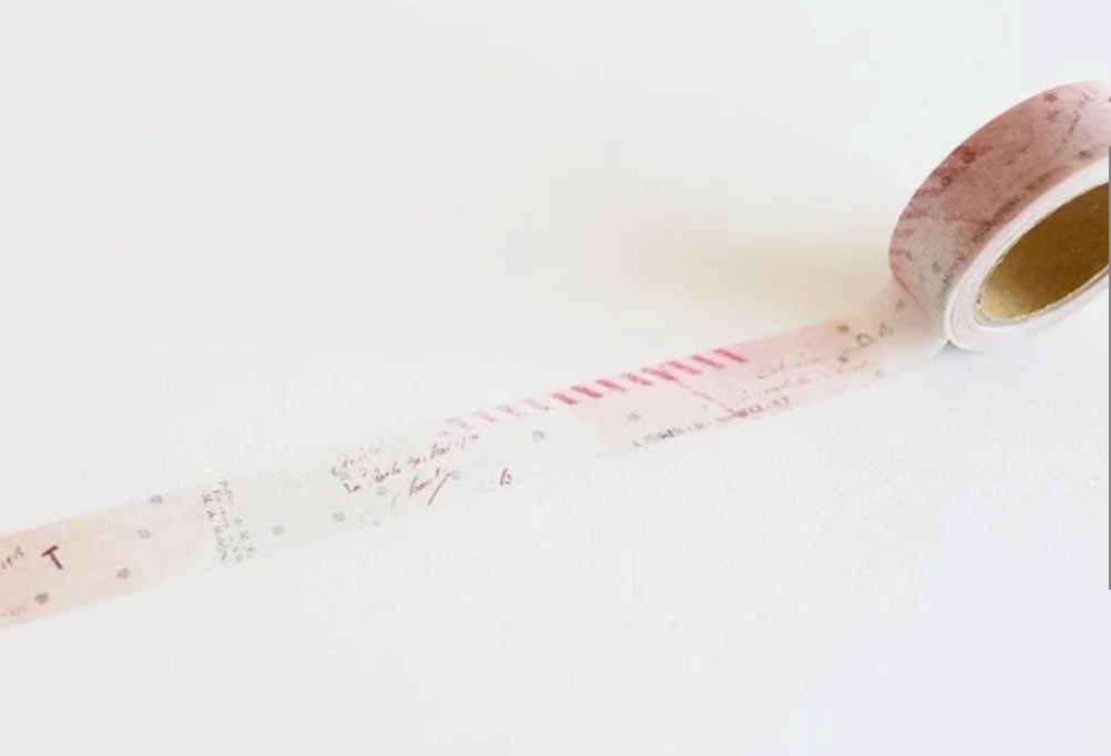 YOHAKU Washi Tape Stripe Check