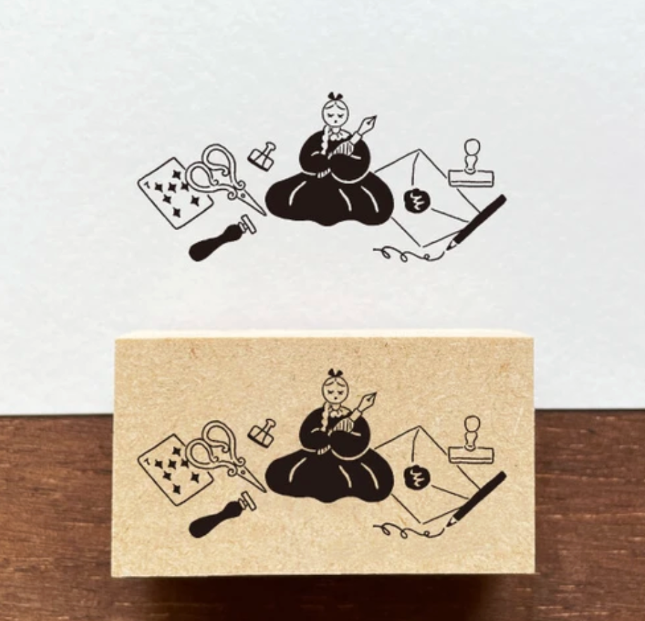 Crafty girl Stamp - Merle-chan