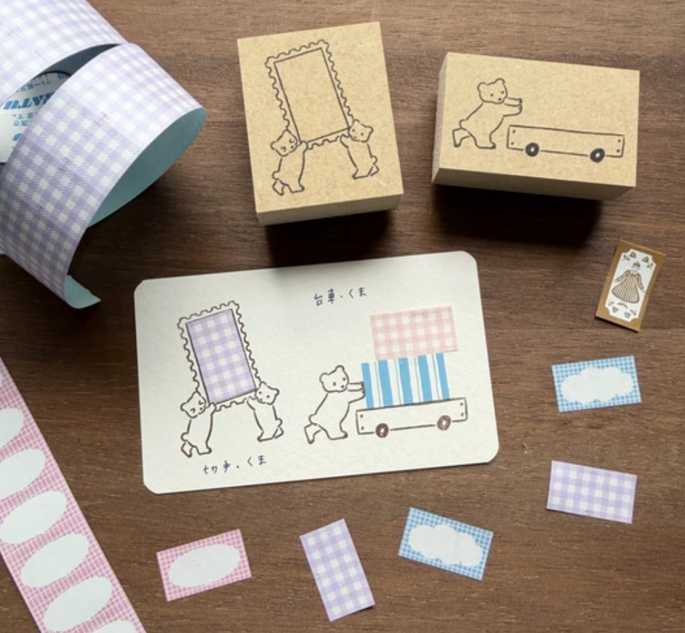 Labeler Seal Otomona Hanko - Bear Stamp