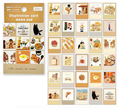 Memo Pad Cat - Pine Book