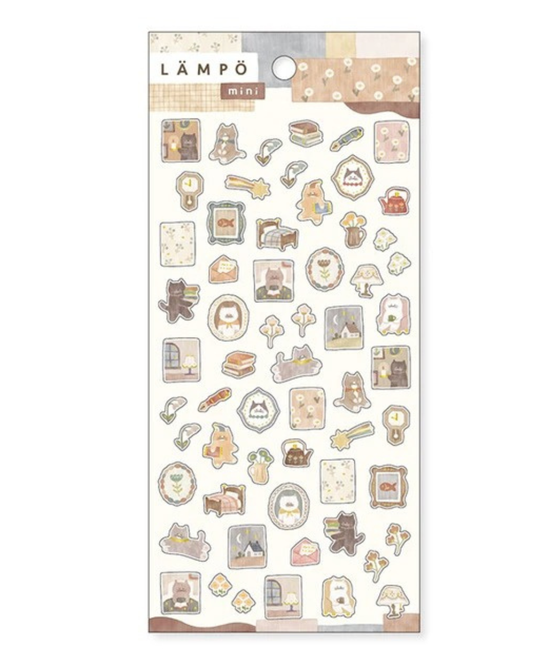 MIND WAVE Stickers - Cat and Night